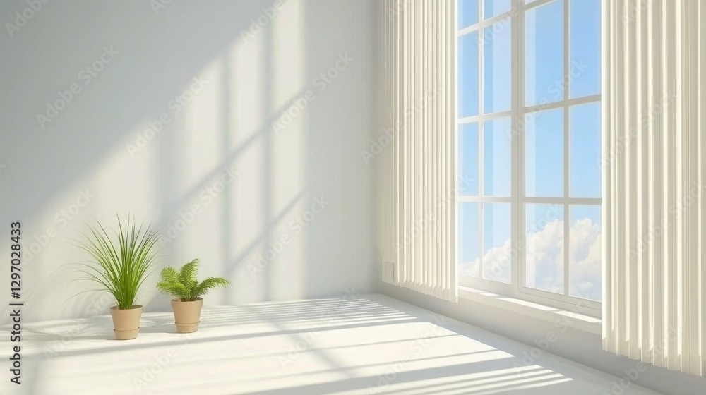 Sunny Room Corner, Daylight View Sunny Room Corner, Daylight View