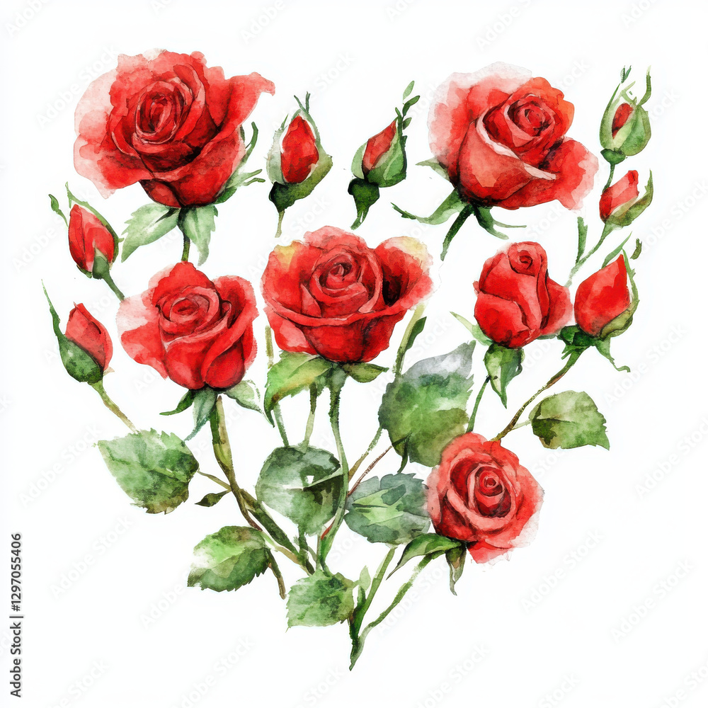 beautiful arrangement of red roses with green leaves, showcasing vibrant colors and delicate details, perfect for expressing love and affection beautiful arrangement of red roses with green leaves, showcasing vibrant colors and delicate details, perfect for expressing love and affection