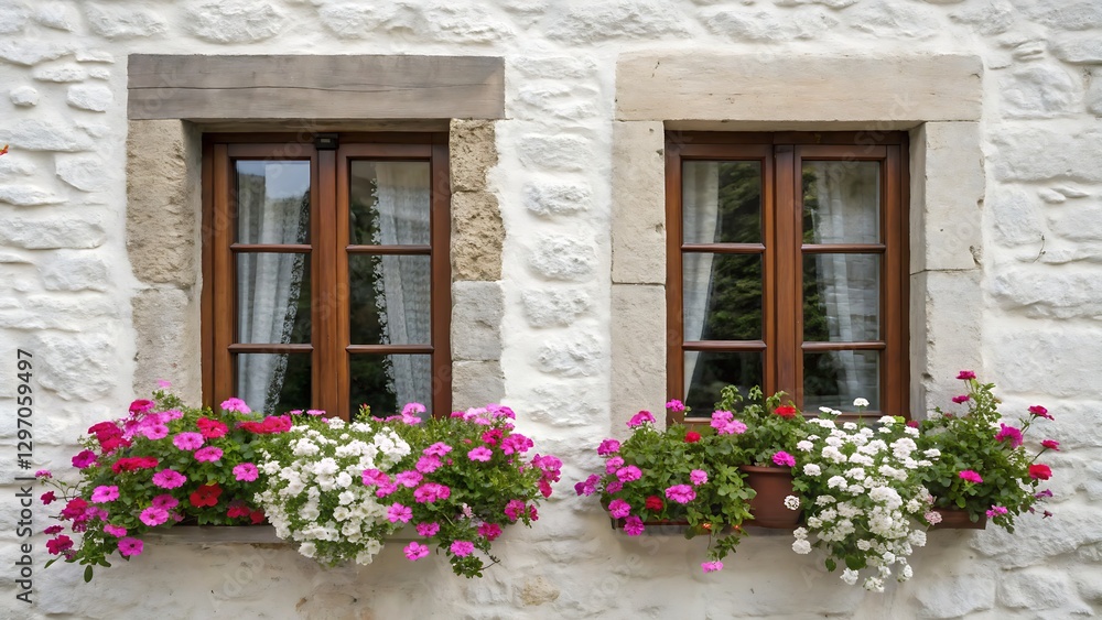 window with flowers window with flowers