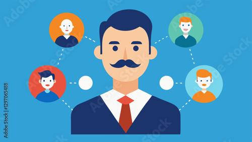 These illustrations visually communicate the essence and diverse traits associated with charismatic leaders and their influence on others.