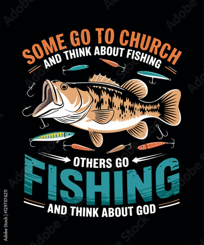 Fishing T-shirt Design