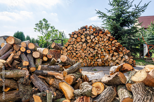 Zapas drewna na zimowe wieczory