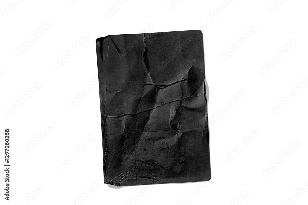 A close-up of a crumpled black paper sheet with deep folds and rough texture. A high-detail composition suitable for abstract design and textured mockups.
A close-up of a crumpled black paper sheet with deep folds and rough texture. A high-detail composition suitable for abstract design and textured mockups.