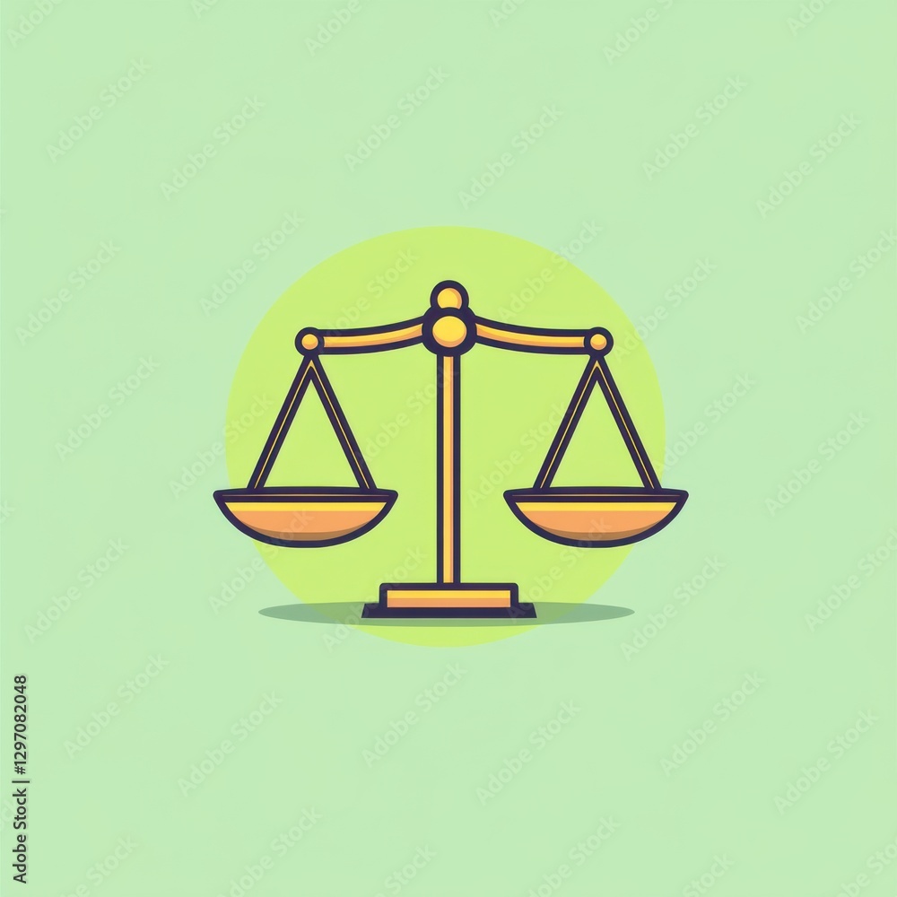 A vibrant illustration of a balanced scale symbolizing justice and equality. A vibrant illustration of a balanced scale symbolizing justice and equality.