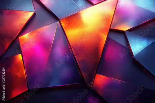 A bold and colorful neon-themed background perfect for modern designs