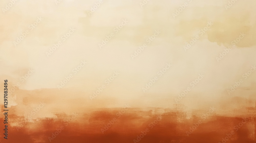Fototapeta premium Abstract Painting with Beige, Tan and Brown Gradient