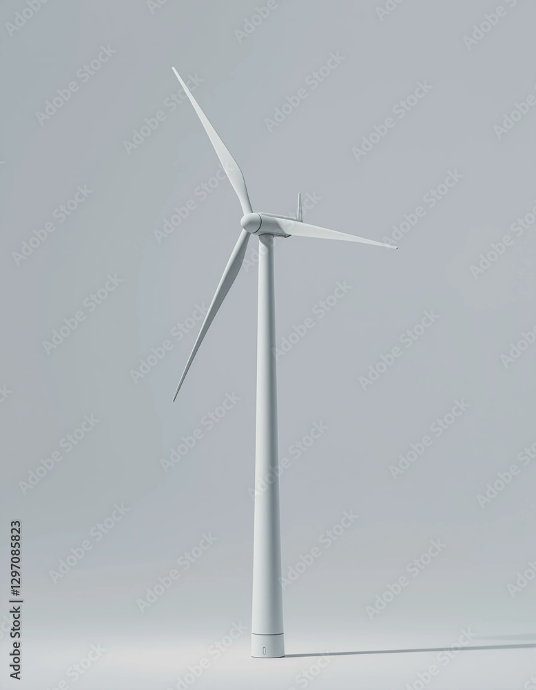 Isolated Wind Turbine – A Symbol of Clean Energy Isolated Wind Turbine – A Symbol of Clean Energy