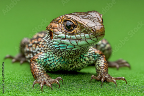 A close-up of Ablepharus ki...