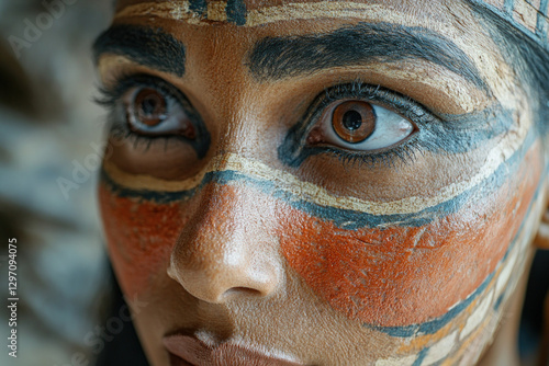 A depiction of Queen Hatshe...