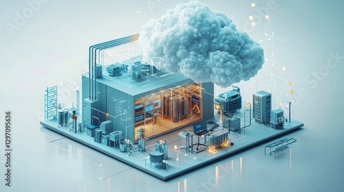 Modern Data Center with Cloud Computing and Digital Infrastructure