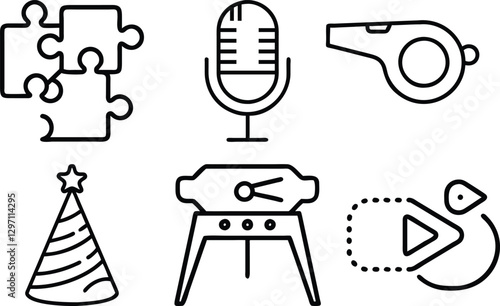 retro microphone vector illustration