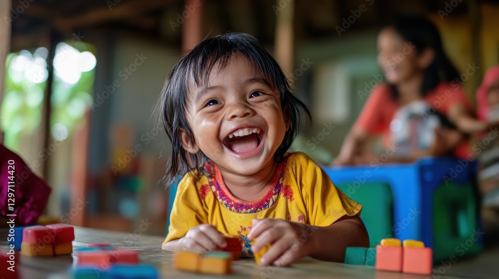 A Child's Joyful Playtime A Child's Joyful Playtime