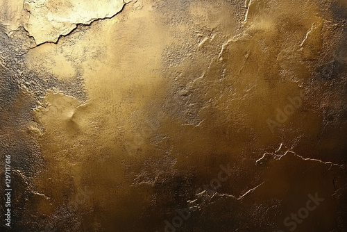 A shiny gold metal backgrou...