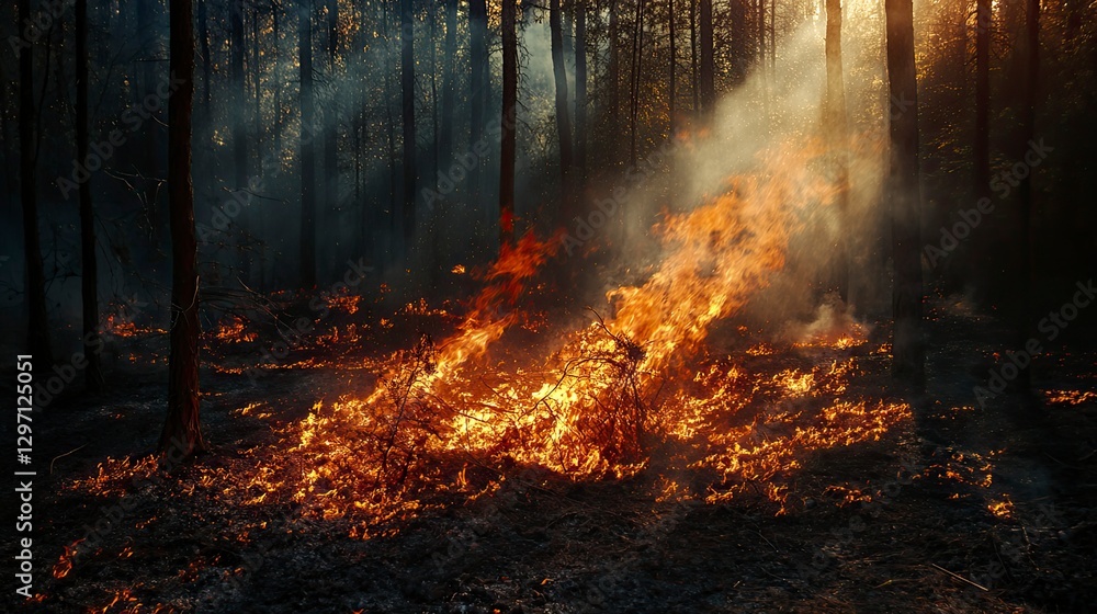 fire in the forest, fire scenery, close up of a fire fire in the forest, fire scenery, close up of a fire