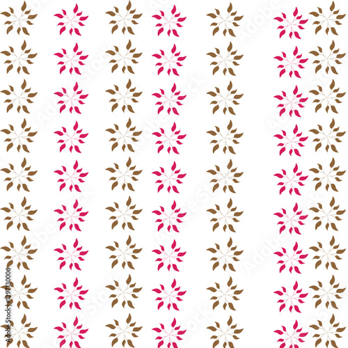 set of pink and purple floral frames