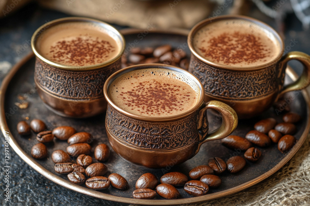Ramadan Coffee Served On A Table Ramadan Coffee Served On A Table