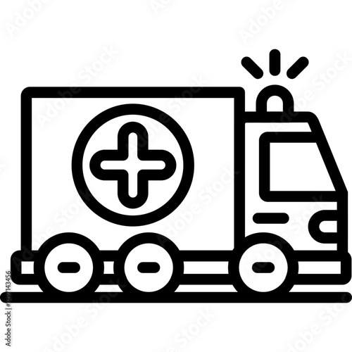 Ambulance Dispatch Icon