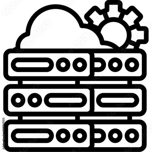 Data Center Tier Icon