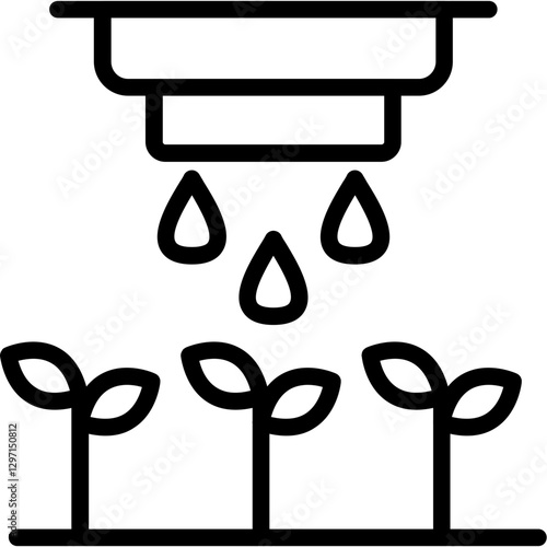 Drip Irrigation Icon