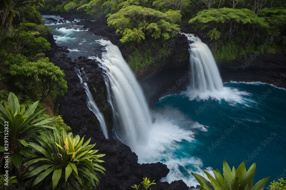Fototapeta premium Haiti. Beautiful landscape shots on the islands.
