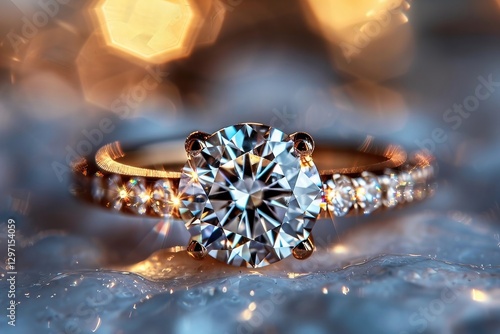 Shimmering Lights Reflecting Off a White Background