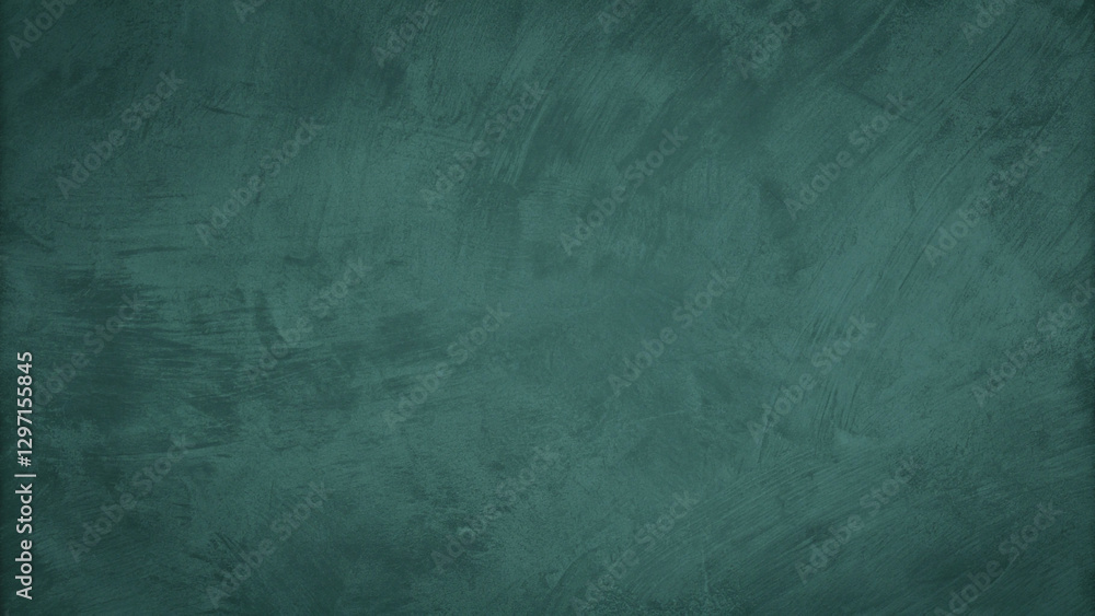 Fototapeta premium Textured Teal Background with Brush Strokes