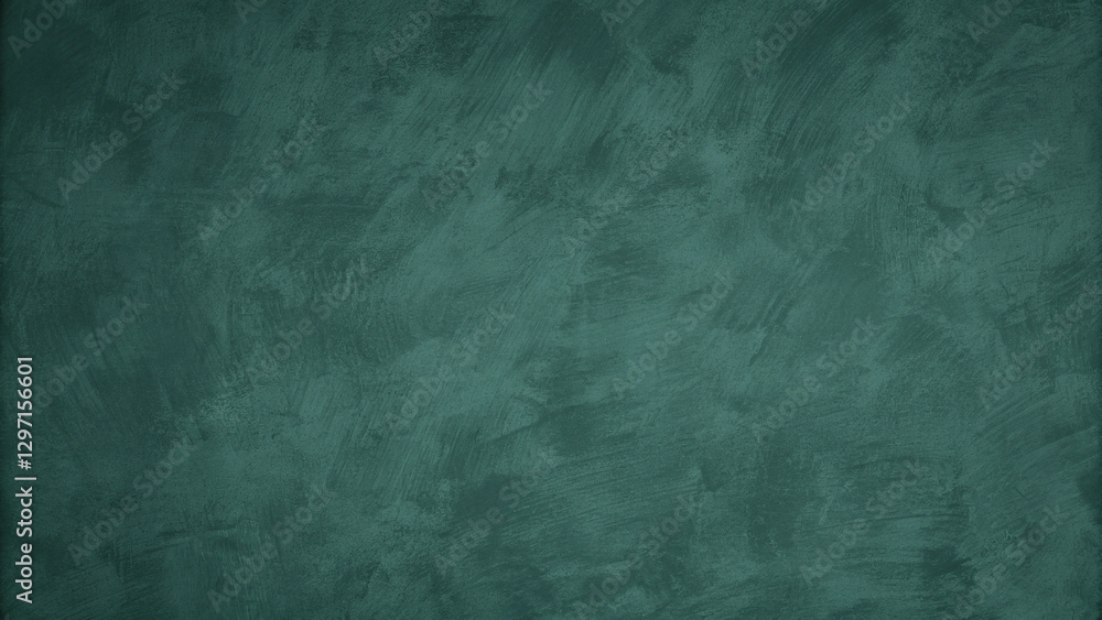 Fototapeta premium Textured Teal Background with Brush Strokes