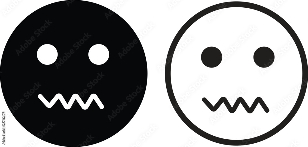Emoji face icon in flat line set. isolated on transparent background Doodle drawn sketch style. with different expression emotion Emoji face icon in flat line set. isolated on transparent background Doodle drawn sketch style. with different expression emotion