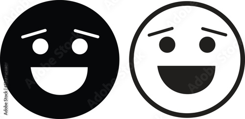 Emoji face icon in flat line set. isolated on transparent background Doodle drawn sketch style. with different expression emotion