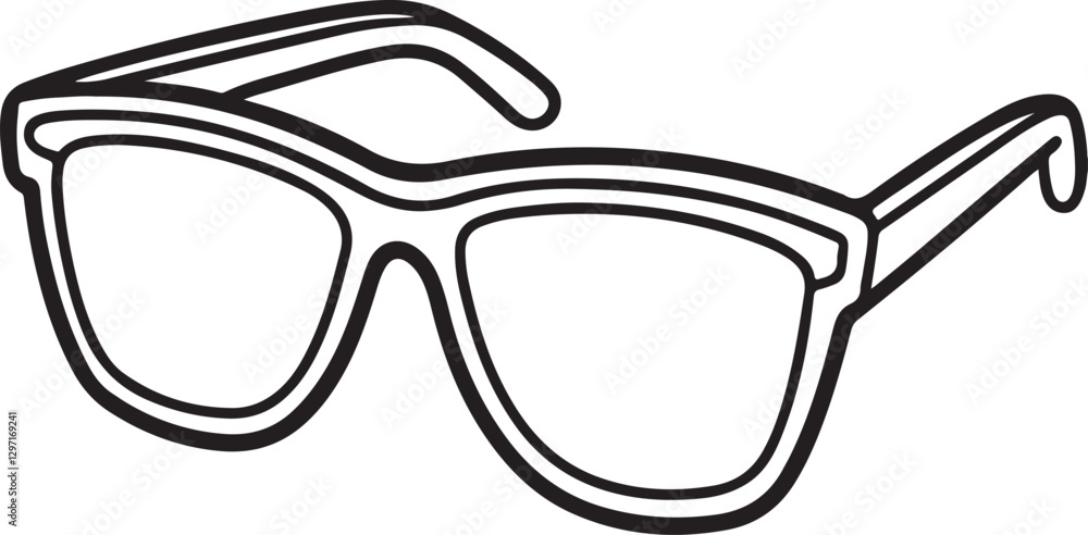 sunglasses line art, black outline, vector and illustration, line art and outline sunglasses line art, black outline, vector and illustration, line art and outline