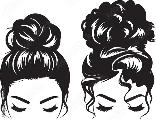 Stylish Hair Bun Styles for Women's Fashion Design