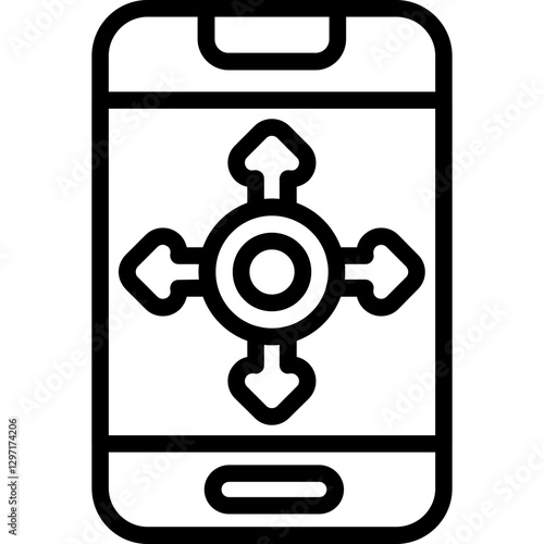 Gyroscope Control Icon