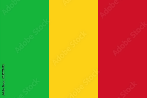 Flag of Mali, 3:2 Format, Mali Flag