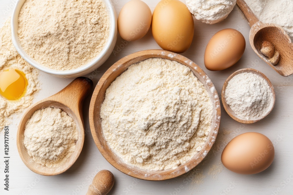 Baking food banner Baking food banner