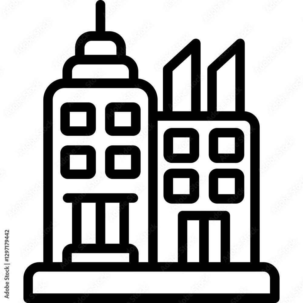 Obraz premium Apartment Icon