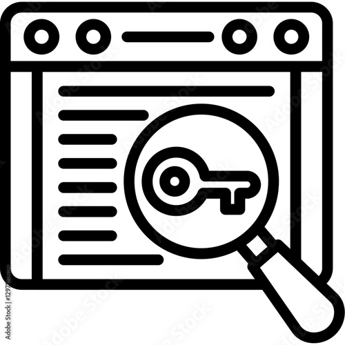 Keyword Research Icon