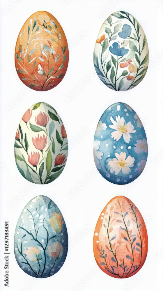 These whimsical, colorful Easter eggs with unique patterns are ideal for adding a festive touch to digital projects and seasonal designs These whimsical, colorful Easter eggs with unique patterns are ideal for adding a festive touch to digital projects and seasonal designs