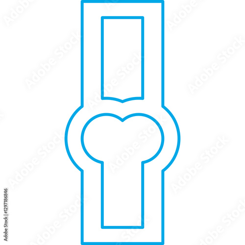 Joint single vector icon illustration