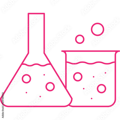 Experiment single vector icon illustration