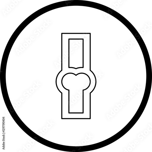 Joint single vector icon illustration