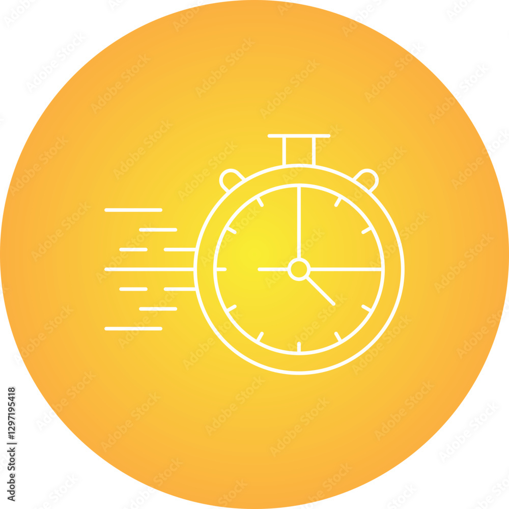 StopWatch single vector icon illustration StopWatch single vector icon illustration