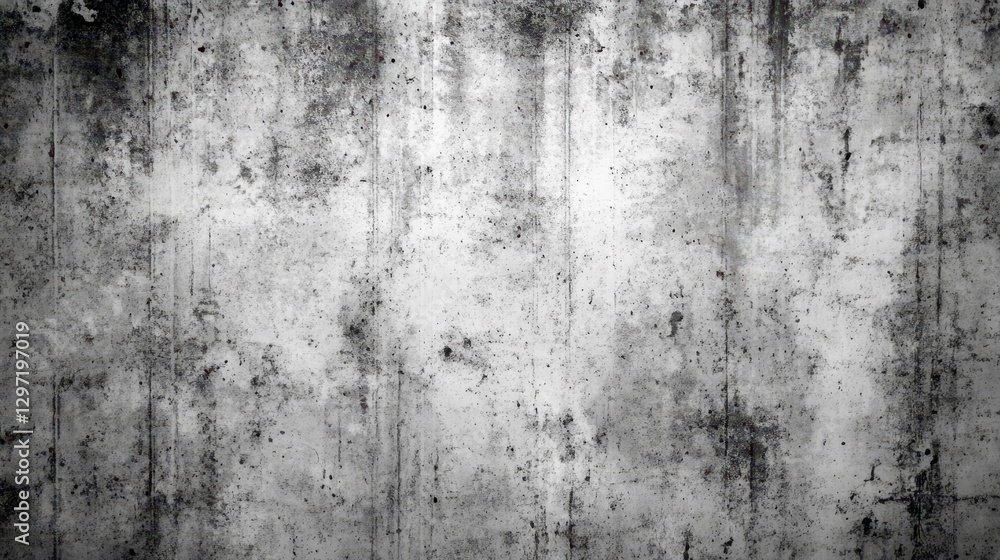 Fototapeta premium Monochromatic Concrete Surface with Texture and Weathered Appearance