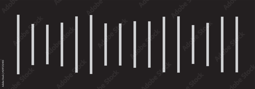 Music wave line sound one noise icon audio frequency signal podcast radio sound wave volume hand art. Acoustic line music logo record sound wave doodle sketch abstract. Vector illustration Music wave line sound one noise icon audio frequency signal podcast radio sound wave volume hand art. Acoustic line music logo record sound wave doodle sketch abstract. Vector illustration