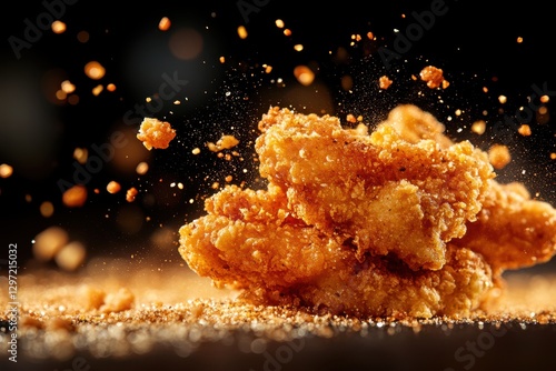 Fried meal food banner photo