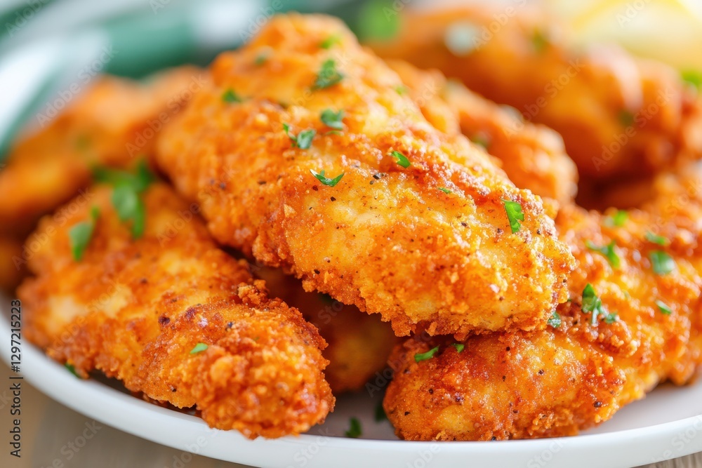 Fried meal food banner Fried meal food banner