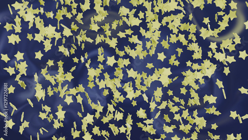 Dark blue night stary sky texture