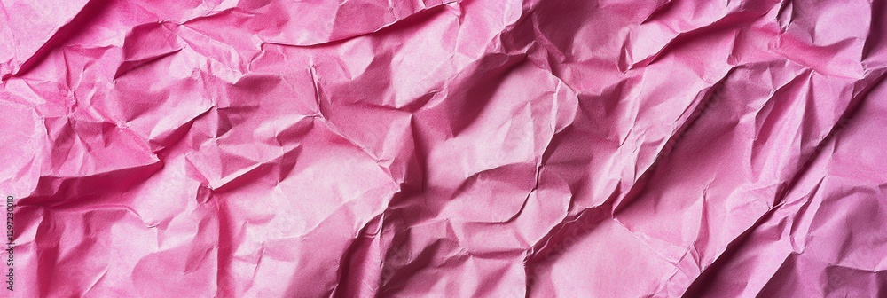 Textured Magenta Paper. Crumpled Background for Banners in Horizontal Format Textured Magenta Paper. Crumpled Background for Banners in Horizontal Format
