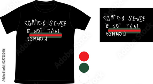 Minimalist and modern T-shirt design with a thought-provoking quote