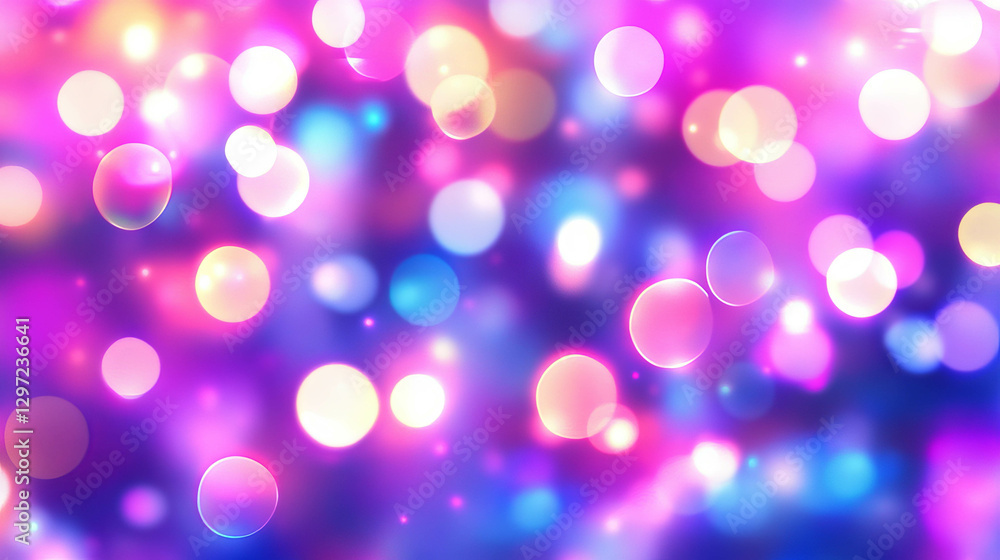 Vibrant abstract background with blurred colorful bokeh lights for creative design Vibrant abstract background with blurred colorful bokeh lights for creative design