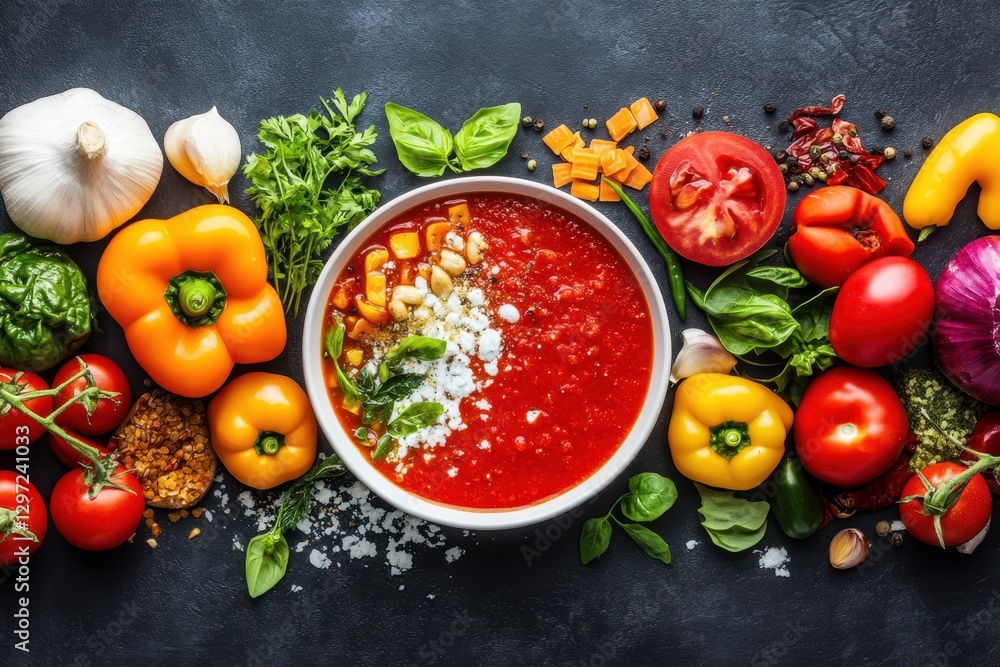 Delicious and Hearty Soup with Fresh Ingredients Delicious and Hearty Soup with Fresh Ingredients